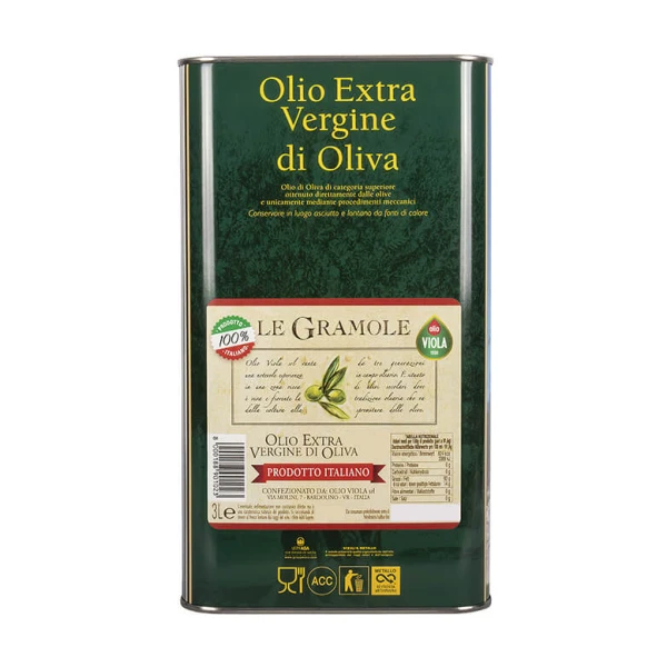 OLIO EXTRA VERGINE LE GRAMOLE  - Latta 3 L