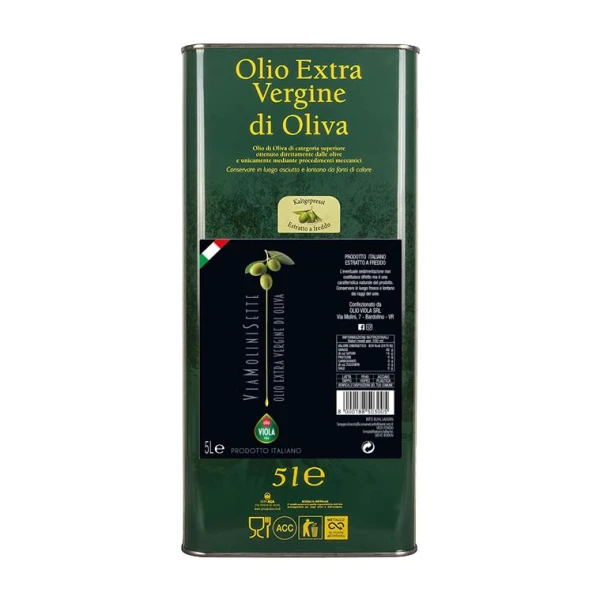 OLIO EXTRAVERGINE VIA MOLINI SETTE -  Latta 5 L