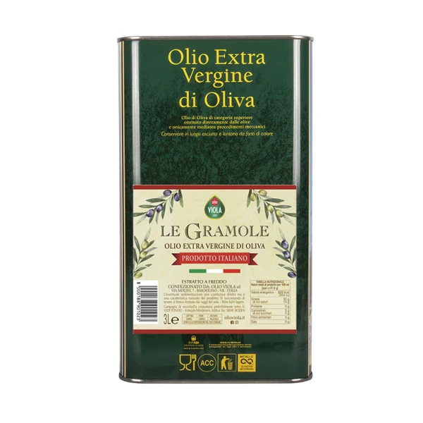 LE GRAMOLE EXTRA VIRGIN OLIVE OIL - 3 L CAN