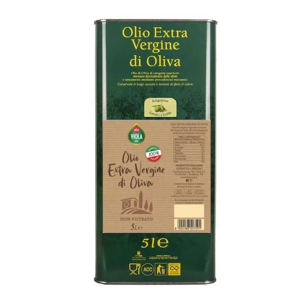 OLIO EXTRA VERGINE NOVELLO 2024 NON FILTRATO - Latta 5 L